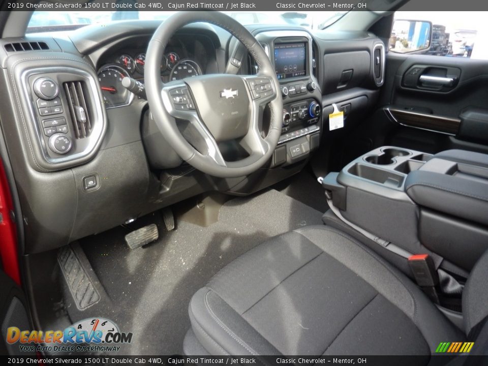 2019 Chevrolet Silverado 1500 LT Double Cab 4WD Cajun Red Tintcoat / Jet Black Photo #6
