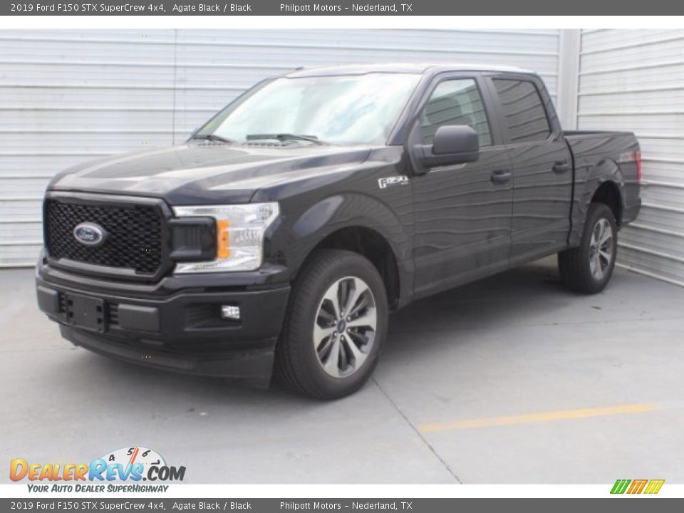 2019 Ford F150 STX SuperCrew 4x4 Agate Black / Black Photo #4