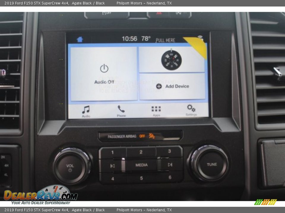 2019 Ford F150 STX SuperCrew 4x4 Agate Black / Black Photo #11