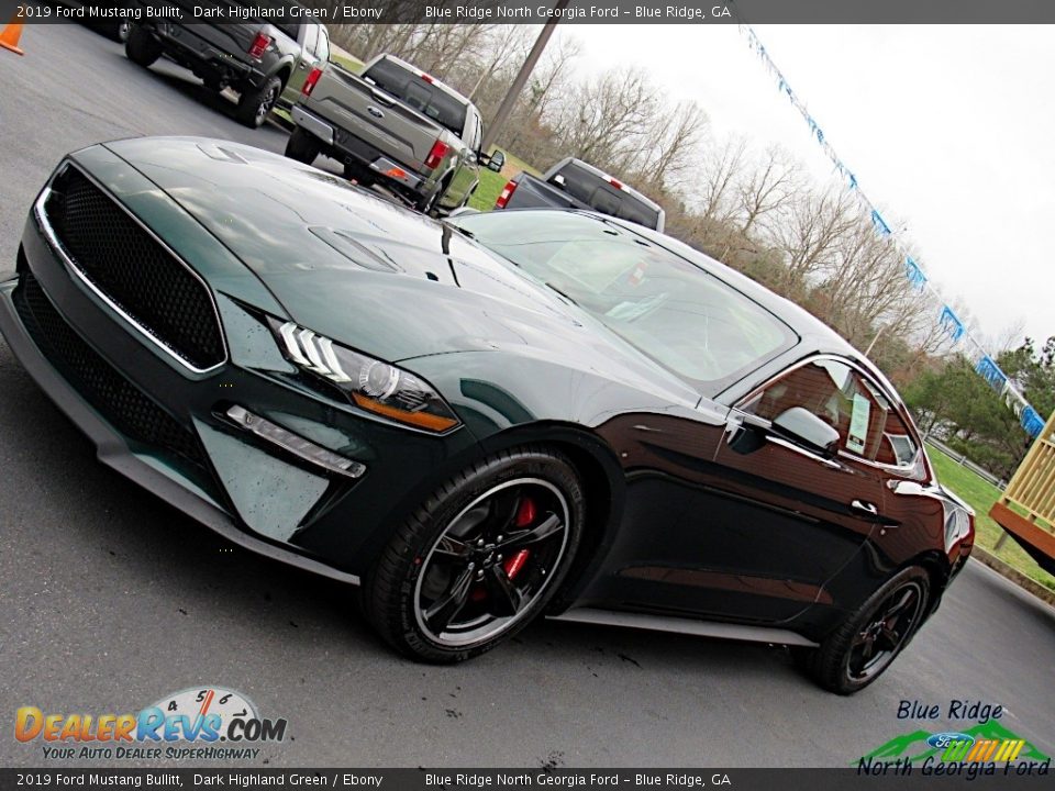 2019 Ford Mustang Bullitt Dark Highland Green / Ebony Photo #29