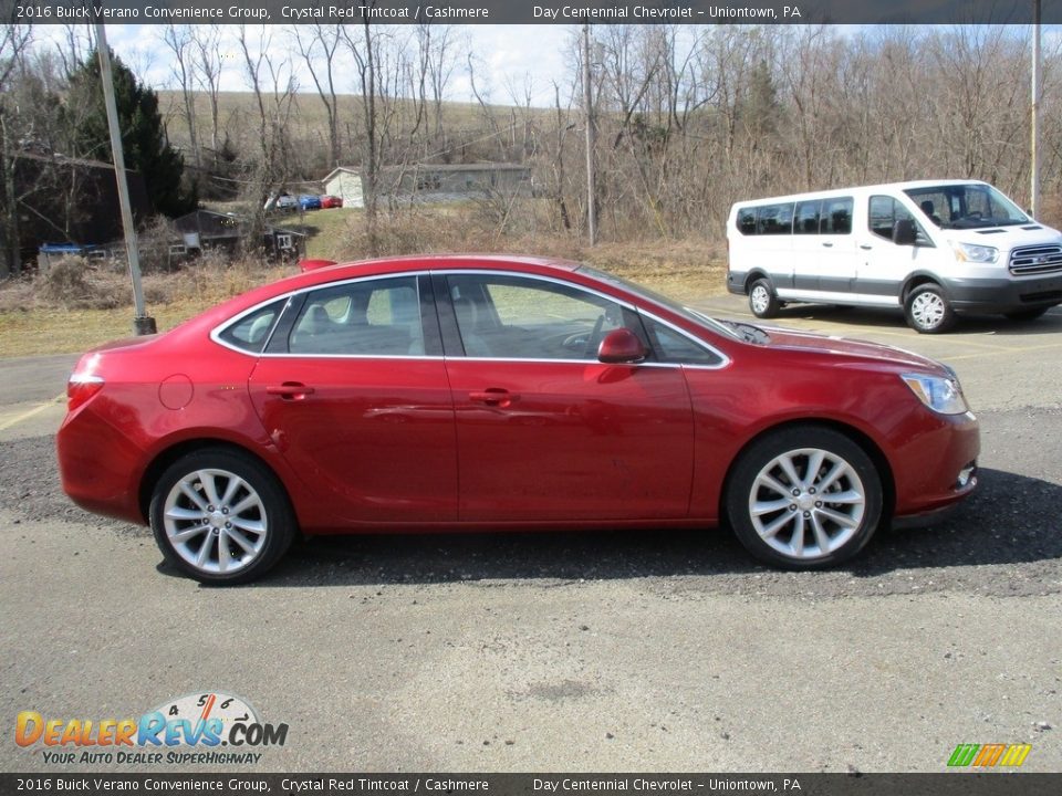 2016 Buick Verano Convenience Group Crystal Red Tintcoat / Cashmere Photo #10