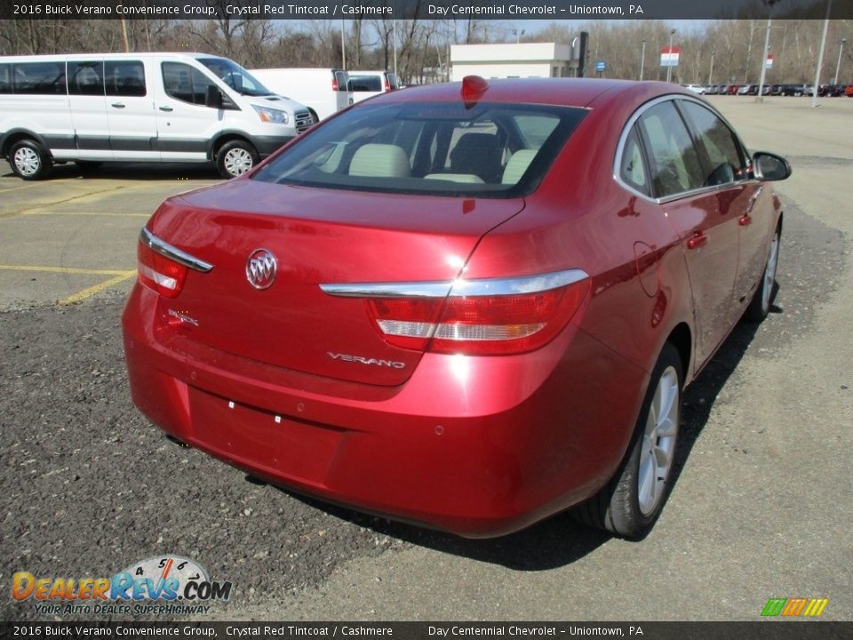 2016 Buick Verano Convenience Group Crystal Red Tintcoat / Cashmere Photo #11