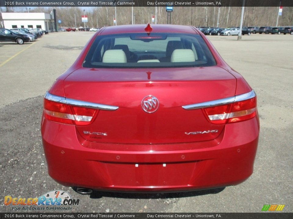2016 Buick Verano Convenience Group Crystal Red Tintcoat / Cashmere Photo #13