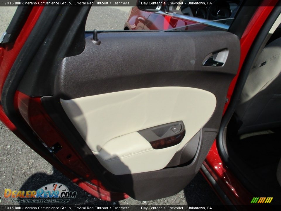 2016 Buick Verano Convenience Group Crystal Red Tintcoat / Cashmere Photo #29