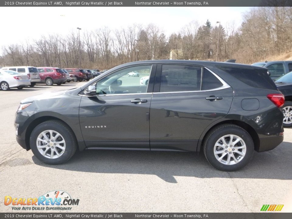 2019 Chevrolet Equinox LT AWD Nightfall Gray Metallic / Jet Black Photo #2