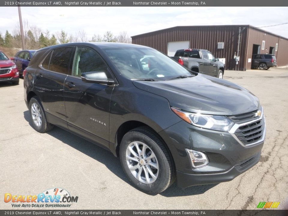 2019 Chevrolet Equinox LT AWD Nightfall Gray Metallic / Jet Black Photo #7