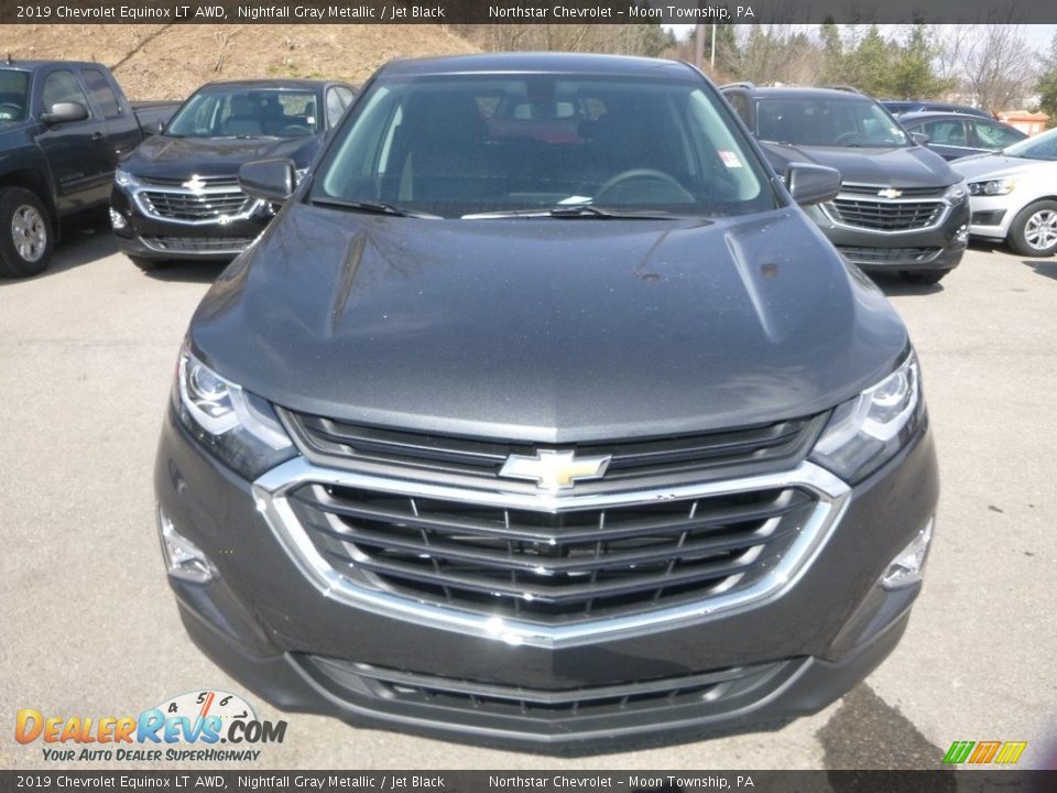 2019 Chevrolet Equinox LT AWD Nightfall Gray Metallic / Jet Black Photo #8