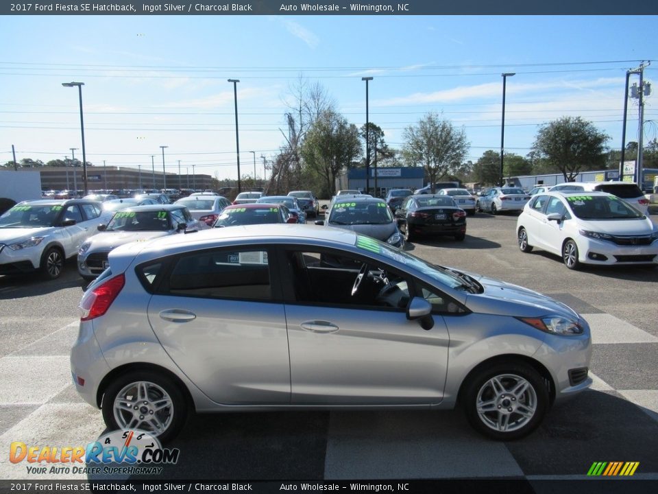 2017 Ford Fiesta SE Hatchback Ingot Silver / Charcoal Black Photo #3