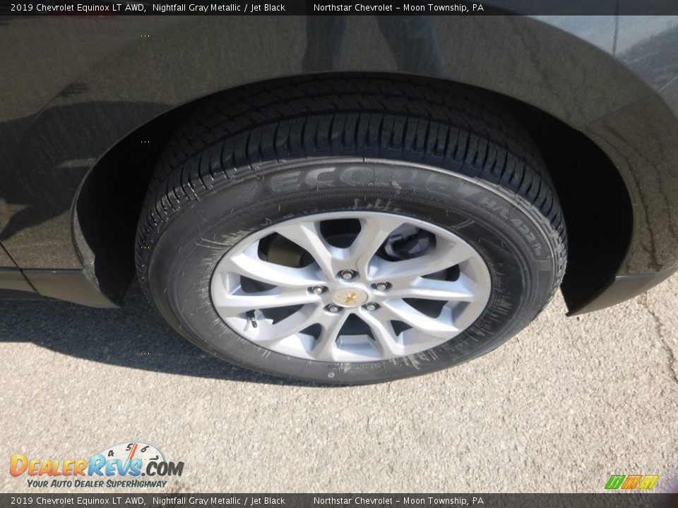 2019 Chevrolet Equinox LT AWD Nightfall Gray Metallic / Jet Black Photo #9