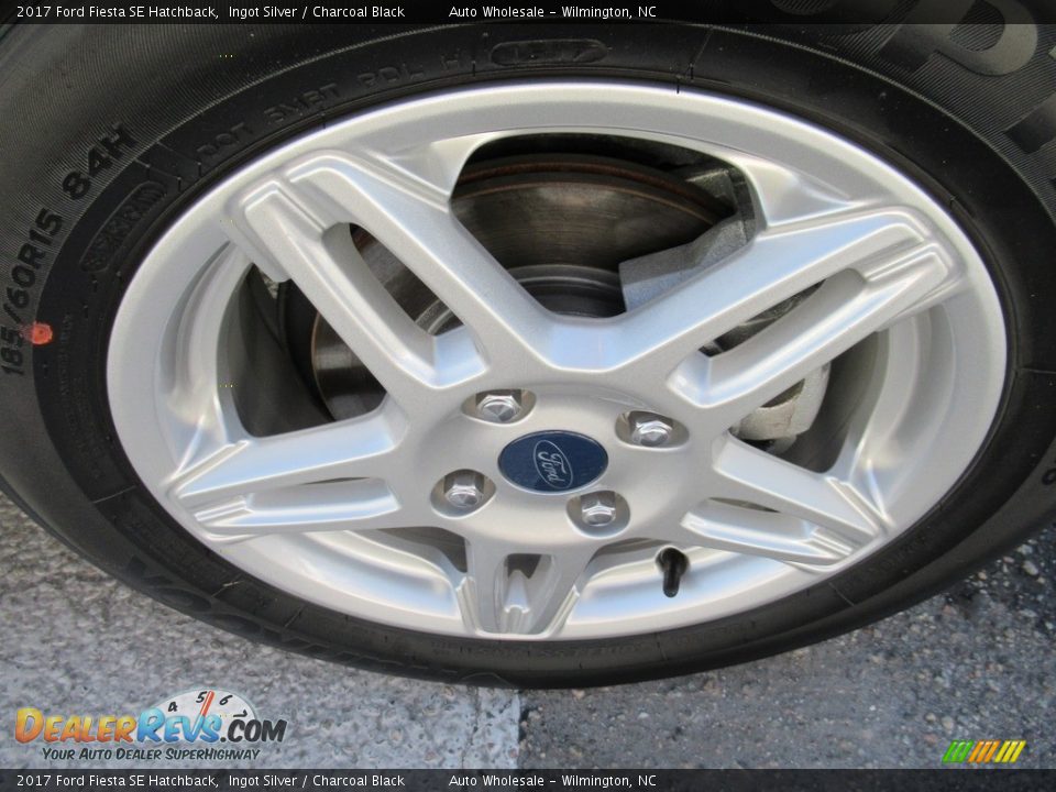 2017 Ford Fiesta SE Hatchback Ingot Silver / Charcoal Black Photo #7