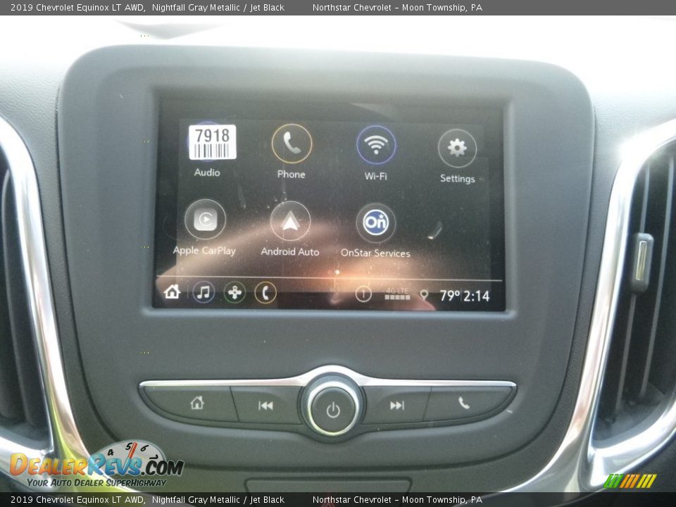 2019 Chevrolet Equinox LT AWD Nightfall Gray Metallic / Jet Black Photo #17