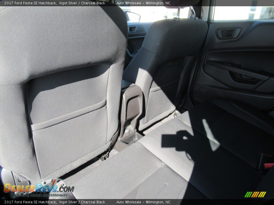 2017 Ford Fiesta SE Hatchback Ingot Silver / Charcoal Black Photo #12
