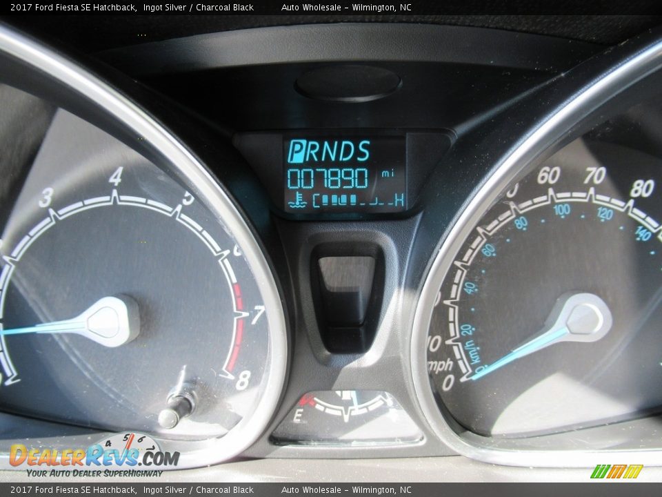 2017 Ford Fiesta SE Hatchback Ingot Silver / Charcoal Black Photo #16