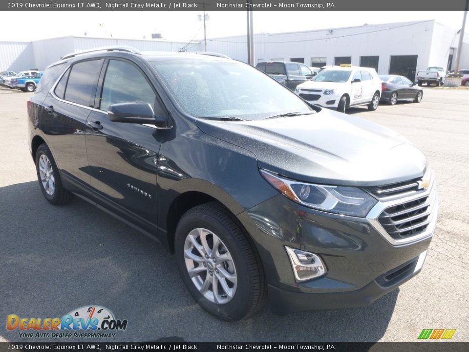 2019 Chevrolet Equinox LT AWD Nightfall Gray Metallic / Jet Black Photo #7