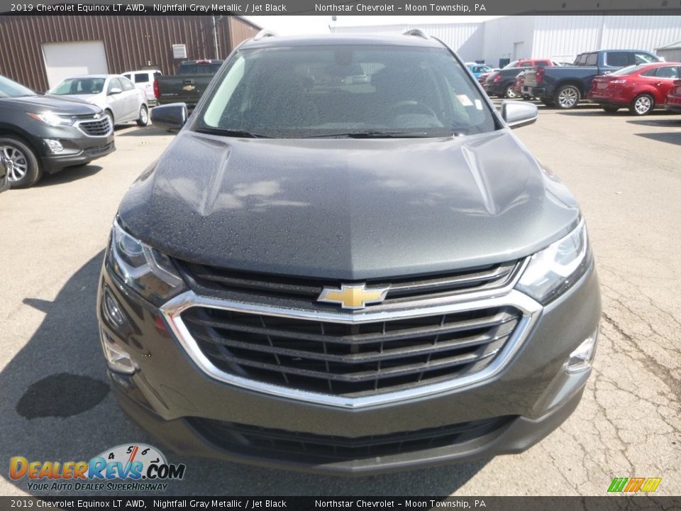 2019 Chevrolet Equinox LT AWD Nightfall Gray Metallic / Jet Black Photo #8