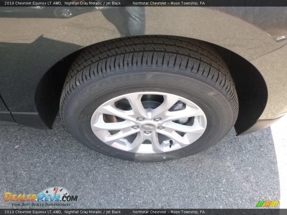2019 Chevrolet Equinox LT AWD Nightfall Gray Metallic / Jet Black Photo #9