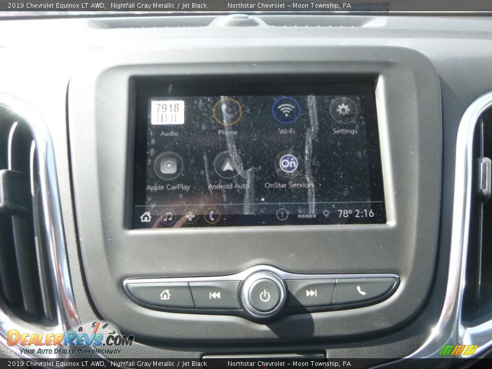 2019 Chevrolet Equinox LT AWD Nightfall Gray Metallic / Jet Black Photo #18