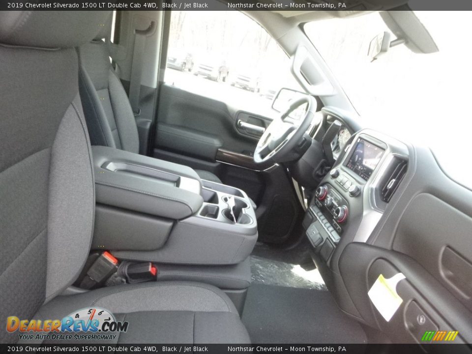 2019 Chevrolet Silverado 1500 LT Double Cab 4WD Black / Jet Black Photo #9