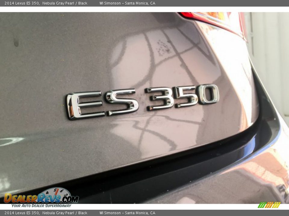 2014 Lexus ES 350 Nebula Gray Pearl / Black Photo #7