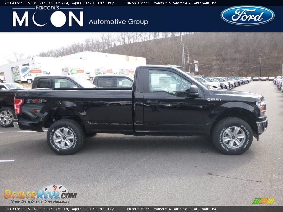 2019 Ford F150 XL Regular Cab 4x4 Agate Black / Earth Gray Photo #1