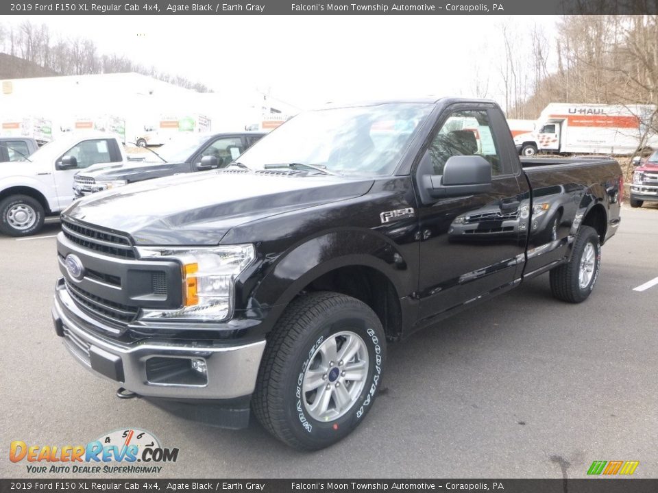 2019 Ford F150 XL Regular Cab 4x4 Agate Black / Earth Gray Photo #2