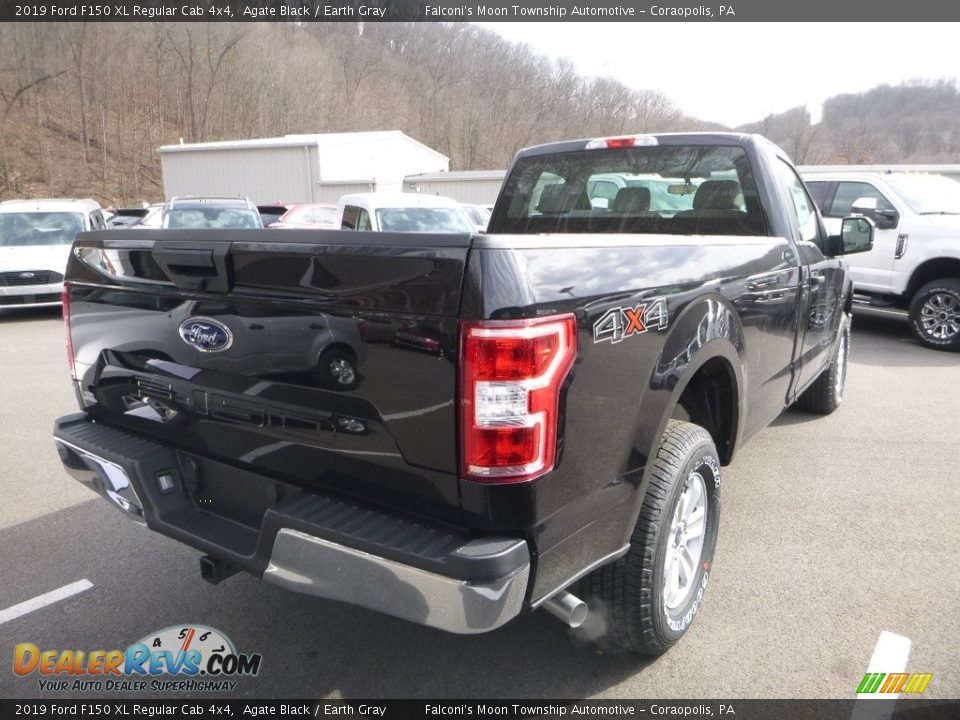 2019 Ford F150 XL Regular Cab 4x4 Agate Black / Earth Gray Photo #5