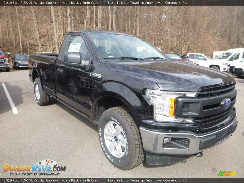 2019 Ford F150 XL Regular Cab 4x4 Agate Black / Earth Gray Photo #6