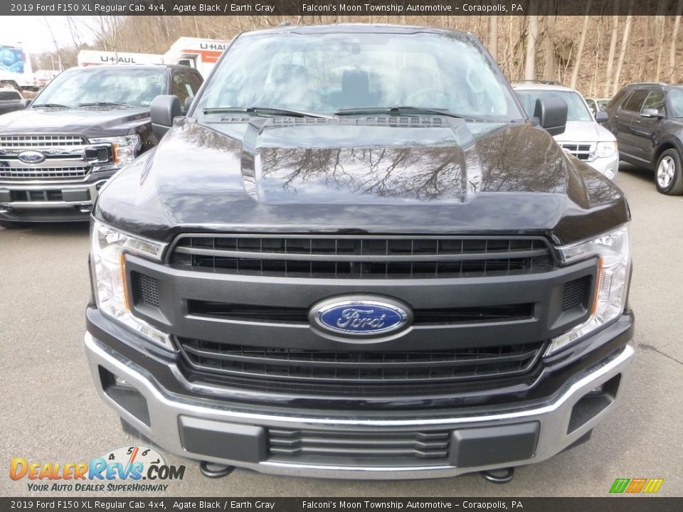 2019 Ford F150 XL Regular Cab 4x4 Agate Black / Earth Gray Photo #7