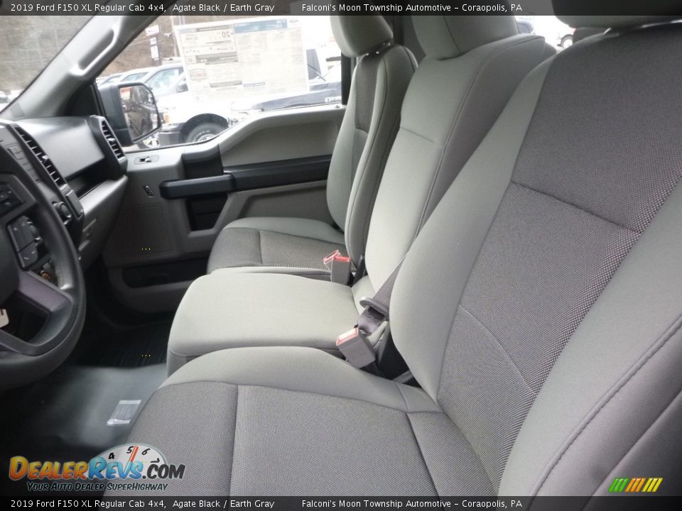 2019 Ford F150 XL Regular Cab 4x4 Agate Black / Earth Gray Photo #10