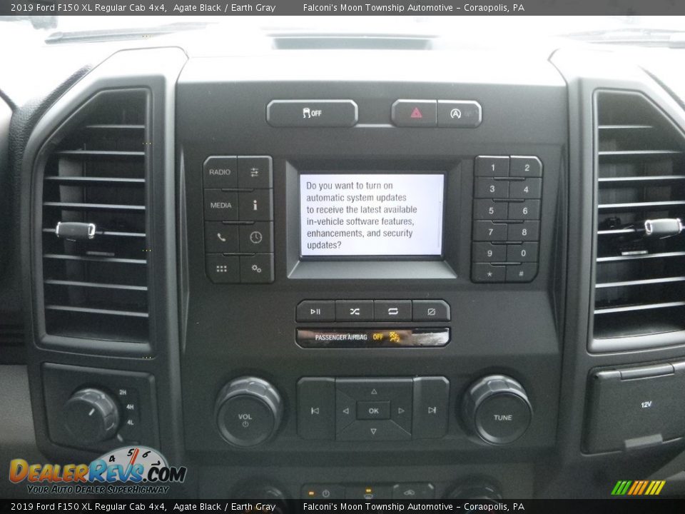 2019 Ford F150 XL Regular Cab 4x4 Agate Black / Earth Gray Photo #14