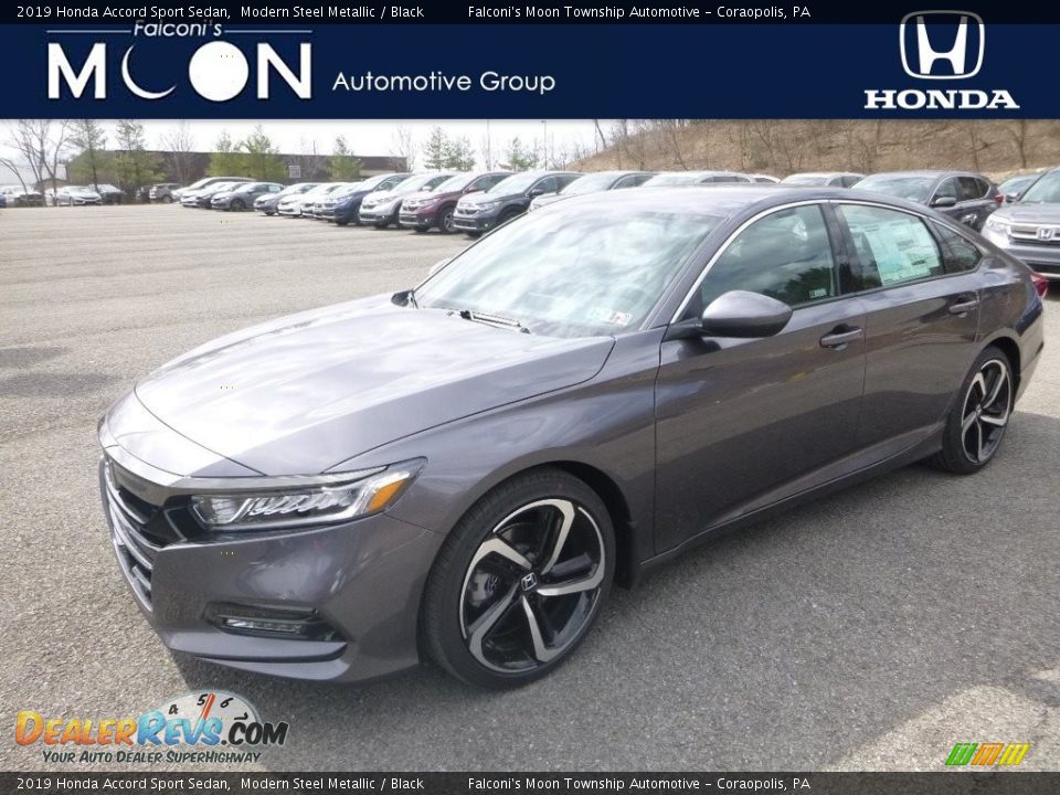 2019 Honda Accord Sport Sedan Modern Steel Metallic / Black Photo #1