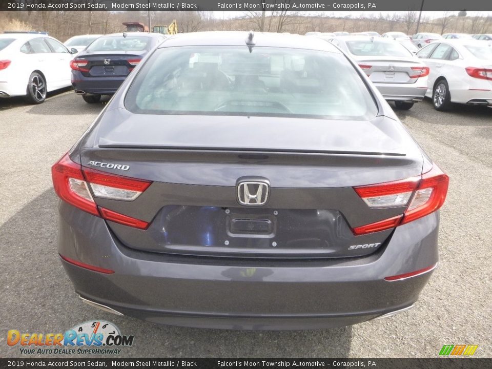 2019 Honda Accord Sport Sedan Modern Steel Metallic / Black Photo #3
