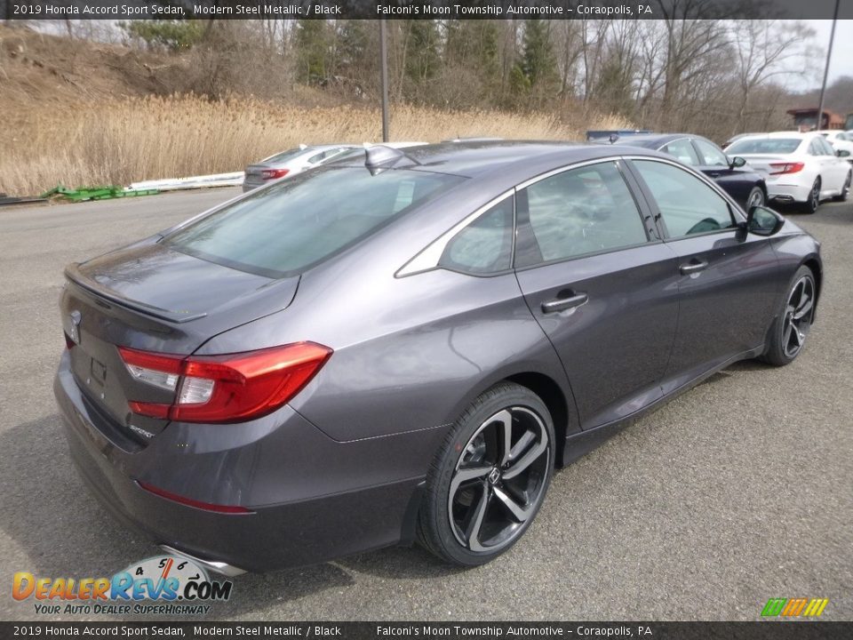 2019 Honda Accord Sport Sedan Modern Steel Metallic / Black Photo #4
