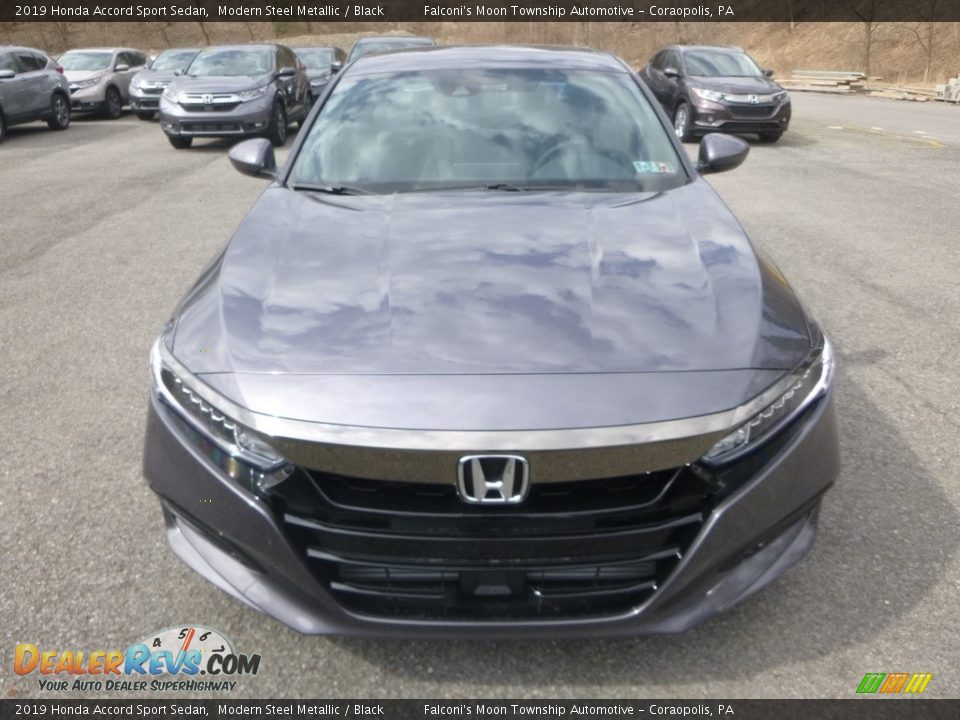2019 Honda Accord Sport Sedan Modern Steel Metallic / Black Photo #6