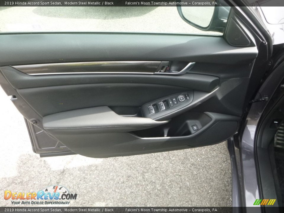 2019 Honda Accord Sport Sedan Modern Steel Metallic / Black Photo #10
