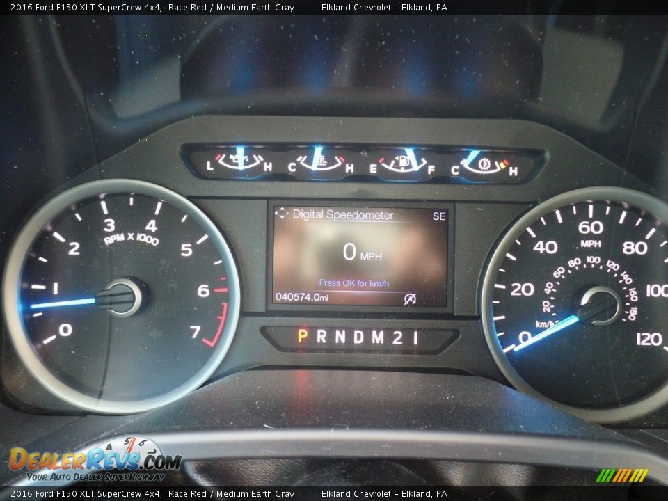 2016 Ford F150 XLT SuperCrew 4x4 Race Red / Medium Earth Gray Photo #23