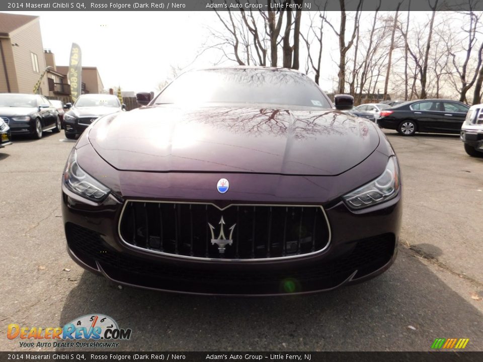 2014 Maserati Ghibli S Q4 Rosso Folgore (Dark Red) / Nero Photo #3