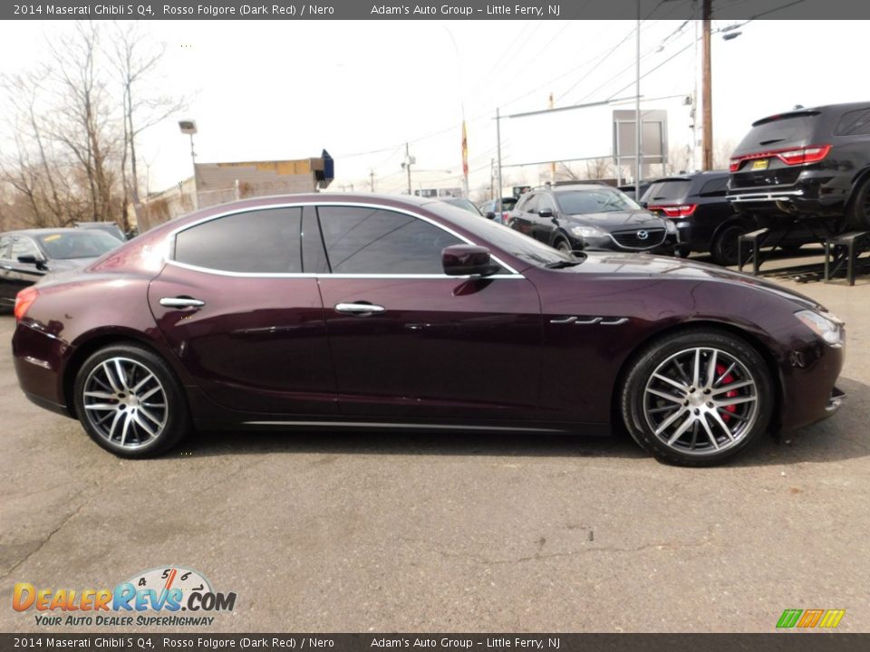 2014 Maserati Ghibli S Q4 Rosso Folgore (Dark Red) / Nero Photo #5