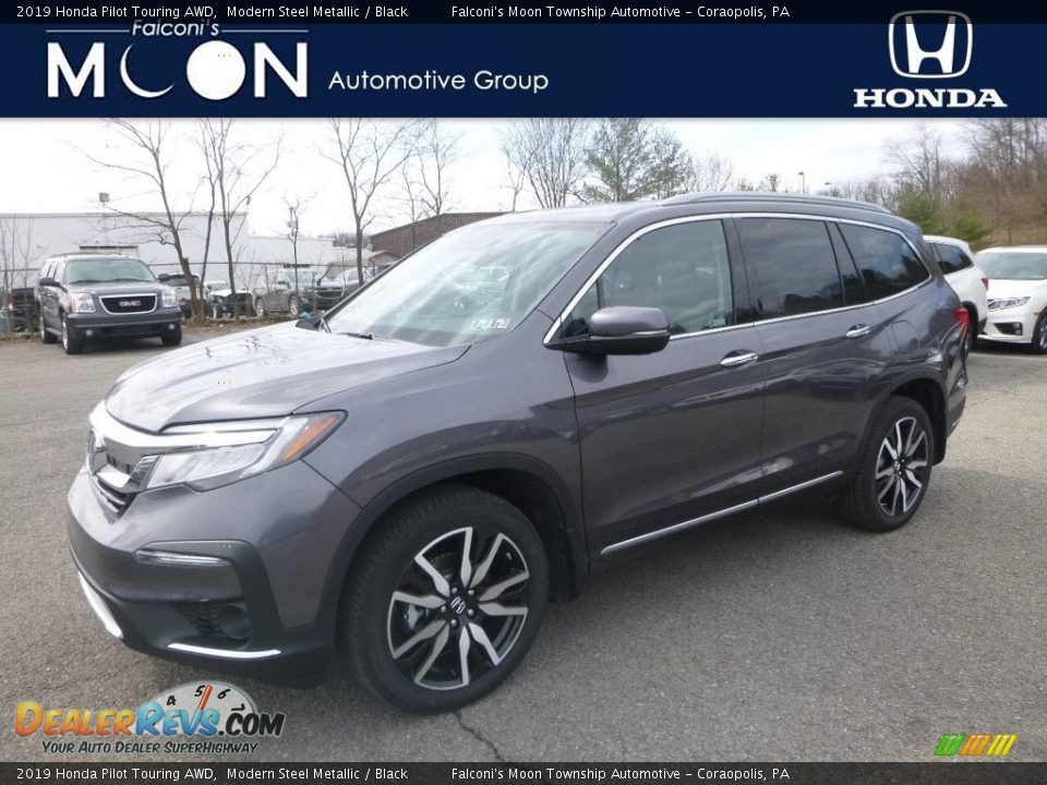 2019 Honda Pilot Touring AWD Modern Steel Metallic / Black Photo #1