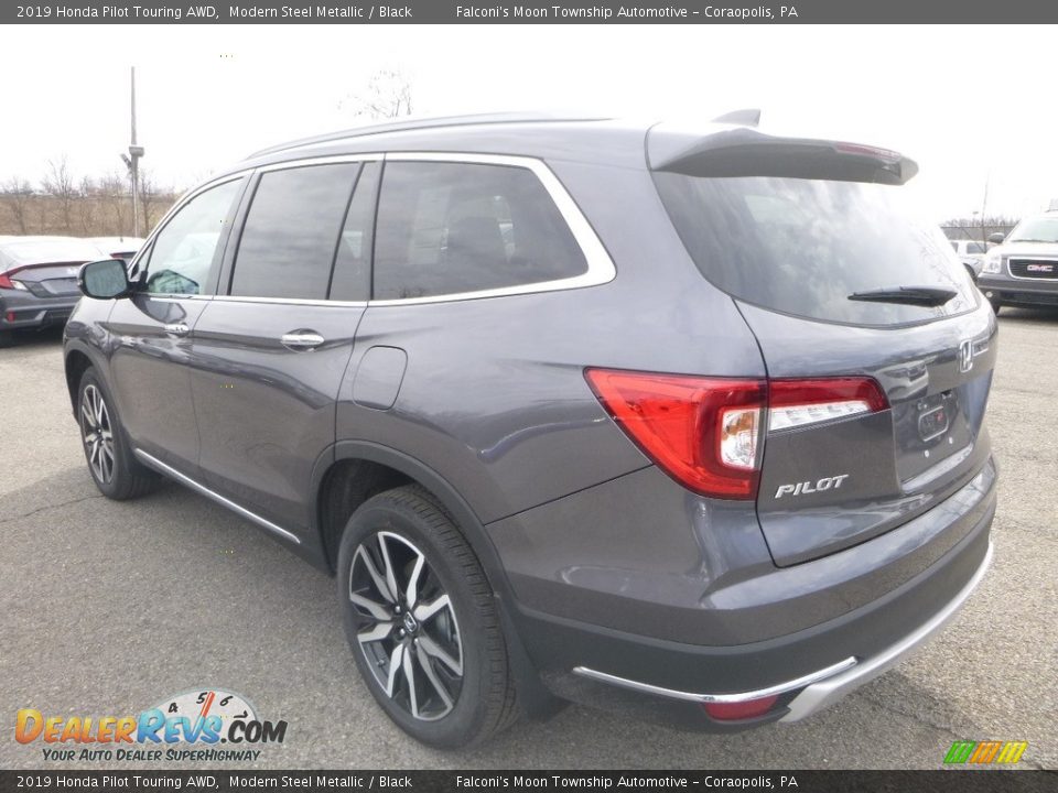 2019 Honda Pilot Touring AWD Modern Steel Metallic / Black Photo #2