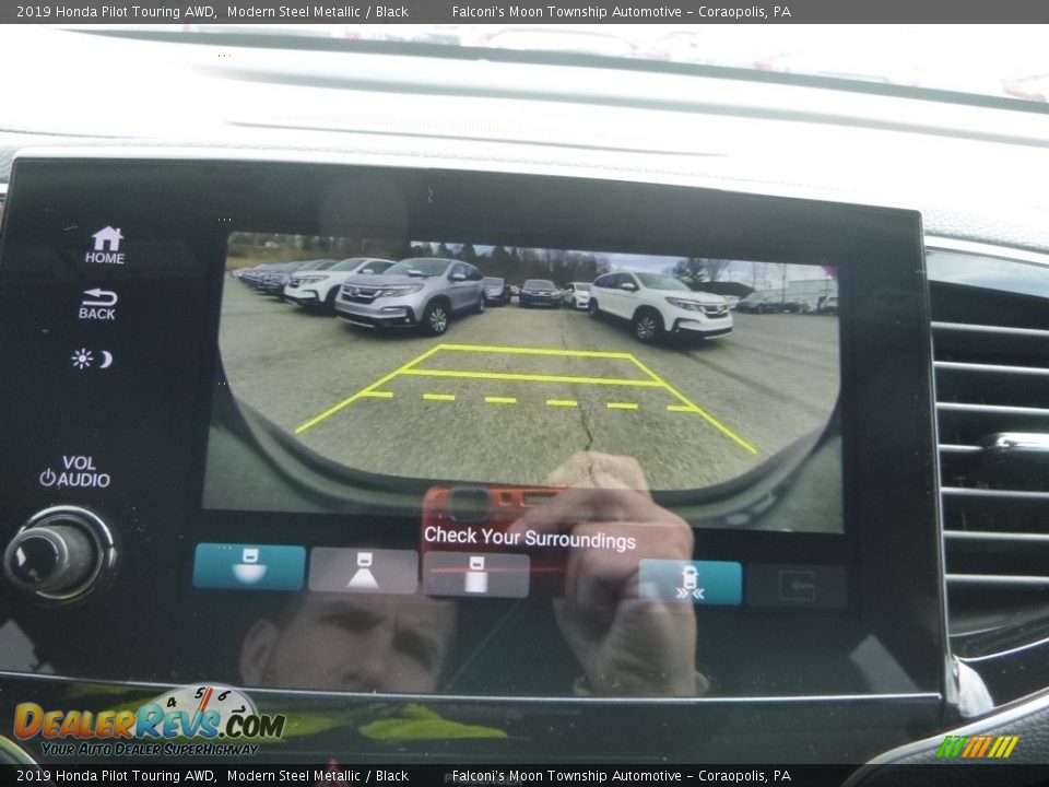 2019 Honda Pilot Touring AWD Modern Steel Metallic / Black Photo #15