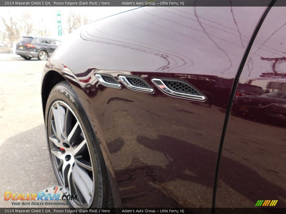 2014 Maserati Ghibli S Q4 Rosso Folgore (Dark Red) / Nero Photo #31