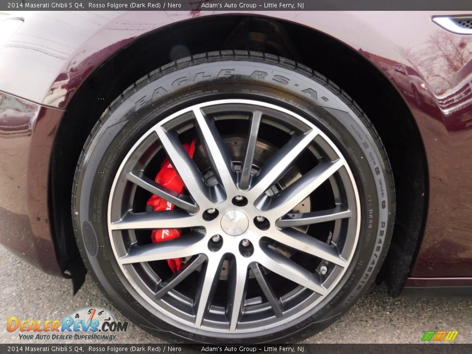 2014 Maserati Ghibli S Q4 Rosso Folgore (Dark Red) / Nero Photo #32