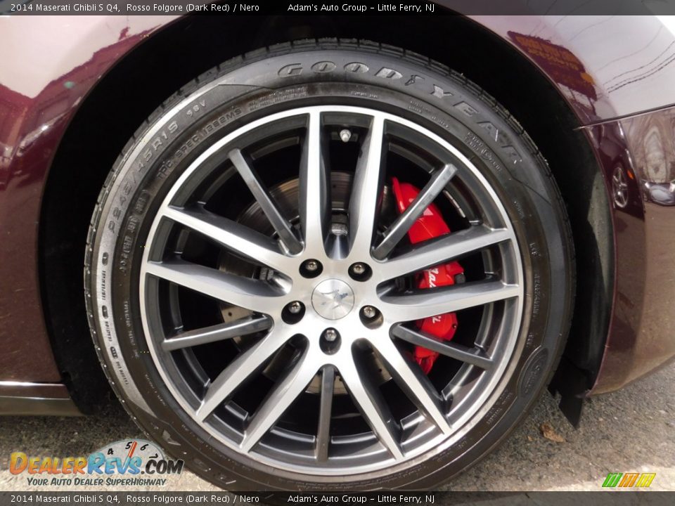 2014 Maserati Ghibli S Q4 Rosso Folgore (Dark Red) / Nero Photo #33