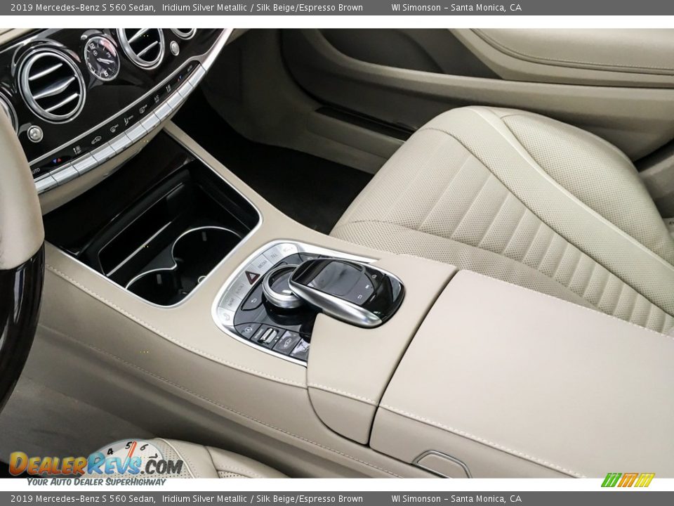 2019 Mercedes-Benz S 560 Sedan Iridium Silver Metallic / Silk Beige/Espresso Brown Photo #7