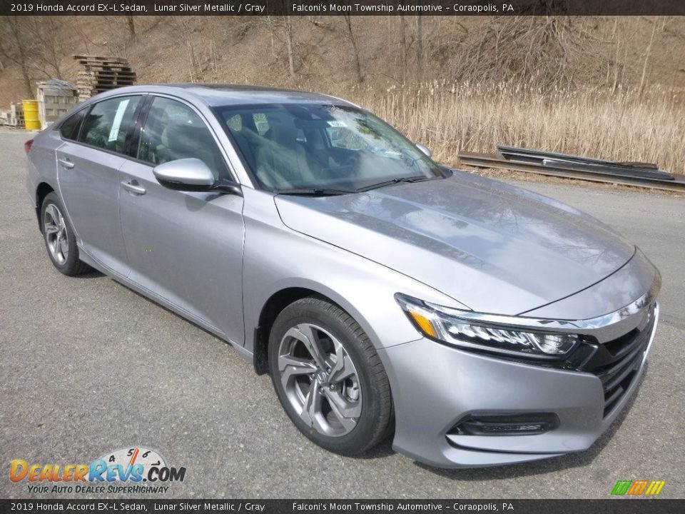 2019 Honda Accord EX-L Sedan Lunar Silver Metallic / Gray Photo #5