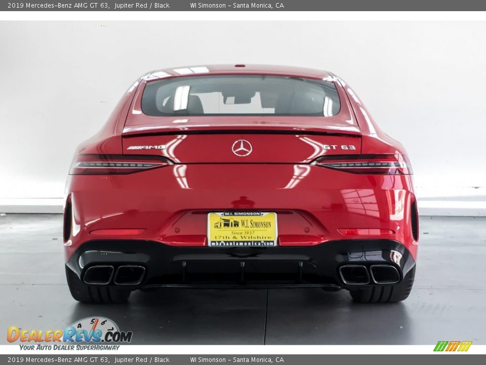 2019 Mercedes-Benz AMG GT 63 Jupiter Red / Black Photo #3
