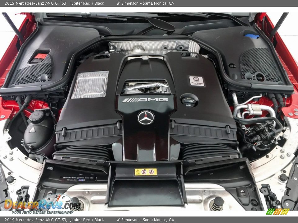 2019 Mercedes-Benz AMG GT 63 4.0 AMG Twin-Turbocharged DOHC 32-Valve VVT V8 Engine Photo #8