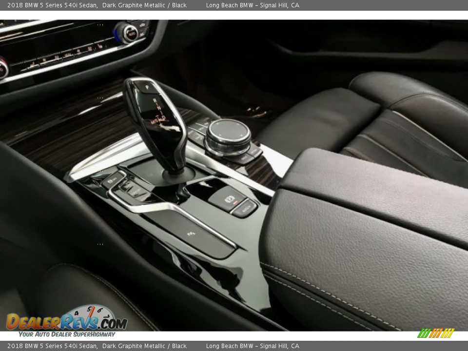 2018 BMW 5 Series 540i Sedan Dark Graphite Metallic / Black Photo #21