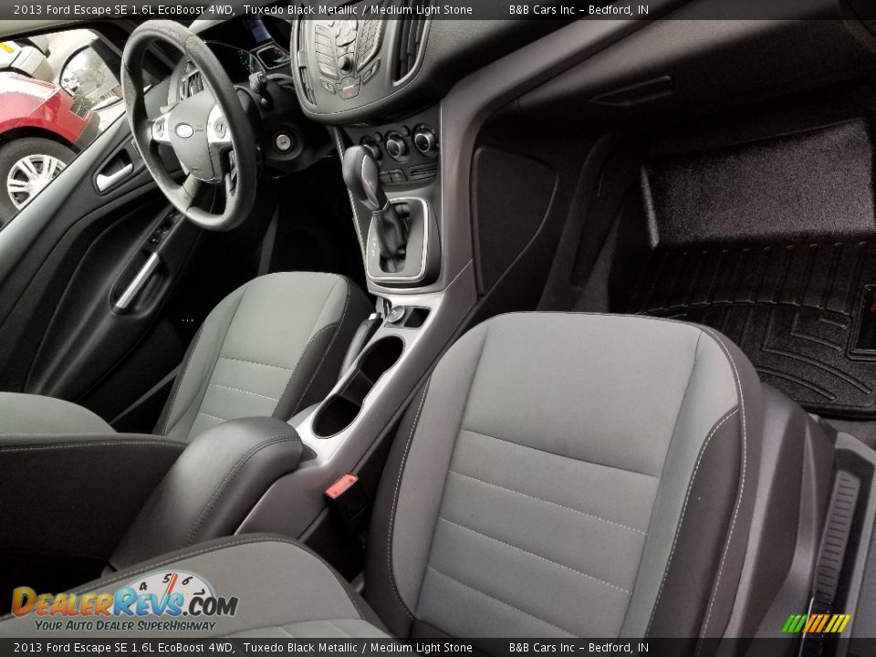 2013 Ford Escape SE 1.6L EcoBoost 4WD Tuxedo Black Metallic / Medium Light Stone Photo #22